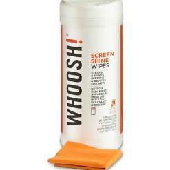 WHOOSH! Screen Shine Wipes, Container Of 70 Wipes