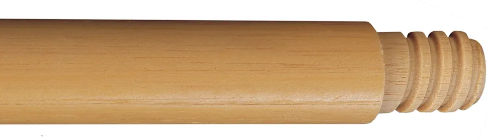 Wilen Bamboo Wood Broom Handle, 60", Natural