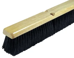Wilen Black Tampico Push Broom, 24", Pack Of 12