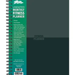 Willow Creek - Fitness planner - week/month to view - wire-bound - large - Letter A Size (8.5 in x 11 in) - 160 pages