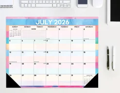 2026-2027 Willow Creek Press Academic Monthly Desk Pad Calendar, 17