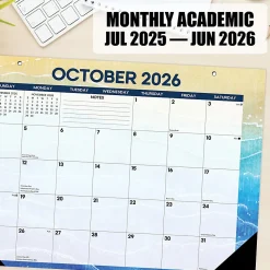 Willow Creek Press Academic Monthly Desk Pad Calendar, 17
