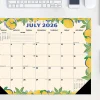 Willow Creek Press Academic Monthly Desk Pad Calendar, 17" x 12", Mediterranean Moments, July 2026 - June 2027, Total Qty 1