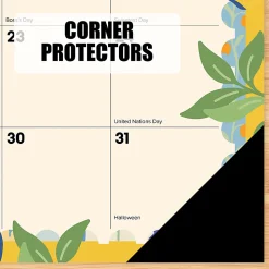Willow Creek Press Academic Monthly Desk Pad Calendar, 17