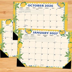 Willow Creek Press Academic Monthly Desk Pad Calendar, 17