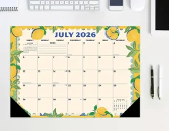 Willow Creek Press Academic Monthly Desk Pad Calendar, 17
