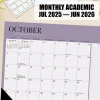2026-2027 Willow Creek Press Academic Monthly Desk Pad Calendar, 17" x 22", Modern, July To June, Total Qty 1
