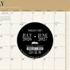 Willow Creek Press Academic Monthly Desk Pad Calendar, 17" x 12", Urban Chic, July 2026 - June 2027, Total Qty 1