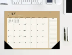 Willow Creek Press Academic Monthly Desk Pad Calendar, 17" x 12", Urban Chic, July 2026 - June 2027, Total Qty 1