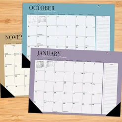 Willow Creek Press Academic Monthly Desk Pad Calendar, 17