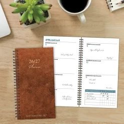 Willow Creek Press Academic Weekly/Monthly Spiral Planner, 3-1/2