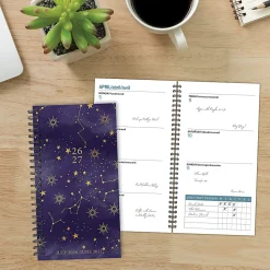 Willow Creek Press Academic Weekly/Monthly Spiral Planner, 3-1/2