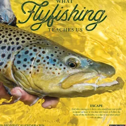 2026 Willow Creek Press Animals Monthly Wall Calendar, 12" x 12", What Fly Fishing Teaches Us, January To December, 53171