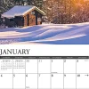 2026 Willow Creek Press Art & Design Monthly Wall Calendar, 12" x 12", CabinLife, January To December, 50460