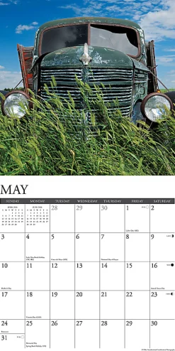 2026 Willow Creek Press Art & Design Monthly Wall Calendar, 12" x 12", Rust in Peace, January To December, 52624