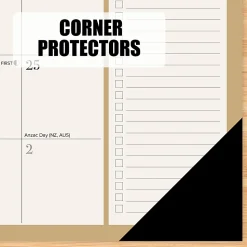 2026 Willow Creek Press Desk Pad Calendar, 22" x 17", Modern Minimalist, January To December, 57230