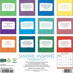 2026 Willow Creek Press Inspirational Monthly Wall Calendar, 12