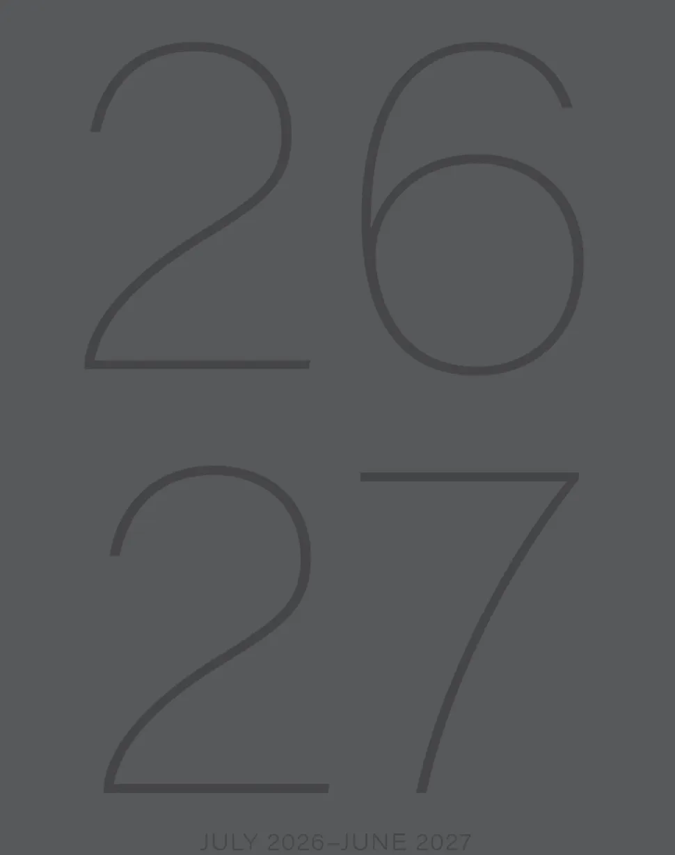 Willow Creek Press Monthly Academic Booklet Planner, 7-1/2" x 9-1/2", Graphite Grid, July 2026 - June 2027, Total Qty 1