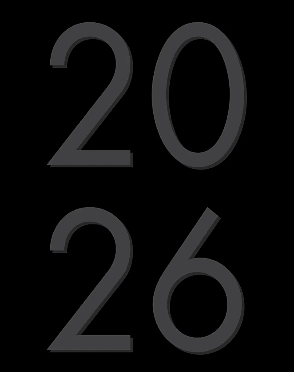 2026 Willow Creek Press Monthly Booklet Planner, 7-1/2" x 9-1/2", Basic Black, January To December, 57032