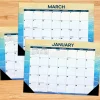 2026 Willow Creek Press Monthly Desk Pad Calendar, 12" x 17", Beaches, January To December, 57070