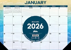 2026 Willow Creek Press Monthly Desk Pad Calendar, 12