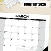 2026 Willow Creek Press Monthly Desk Pad Calendar, 12" x 17", Basic, January To December, 57063