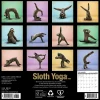 2026 Willow Creek Press Monthly Mini Wall Calendar, 7" x 7", Sloth Yoga, January To December, 53768