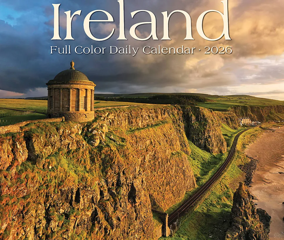2026 Willow Creek Press Page-A-Day Daily Desk Calendar, 6-1/4" x 5-1/2", Ireland, January To December, 54239