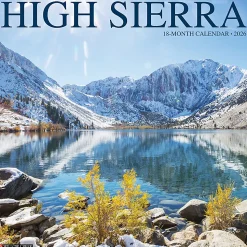 2026 Willow Creek Press Scenic Monthly Wall Calendar, 12" x 12", High Sierra, January To December, 55830