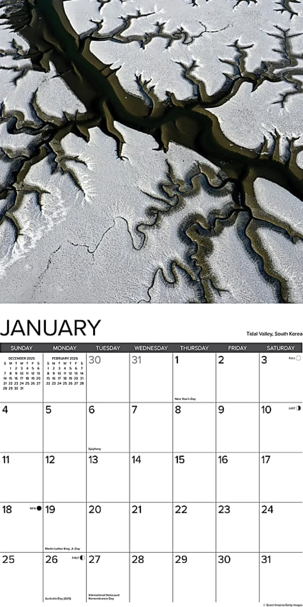 2026 Willow Creek Press Scenic Monthly Wall Calendar, 12" x 12", View From Above, January To December, 56226