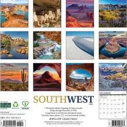 2026 Willow Creek Press Scenic Monthly Wall Calendar, 12
