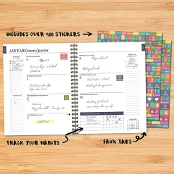 Willow Creek Press Softcover Weekly/Monthly Academic Planner, 8-1/2