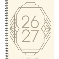 Willow Creek Press Softcover Weekly/Monthly Academic Planner, 8-1/2" x 11", Champagne Crest, July 2026 - June 2027, Total Qty 1