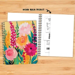 Willow Creek Press Softcover Weekly/Monthly Academic Planner, 8-1/2" x 11", Wild Garden Glow, July 2026-June 2027, Total Qty 1