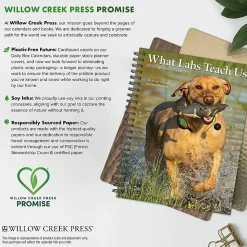 2026 Willow Creek Press Weekly Engagement Calendar, 6-1/2" x 8-1/2", What Labs Teach Us, January To December, 55267