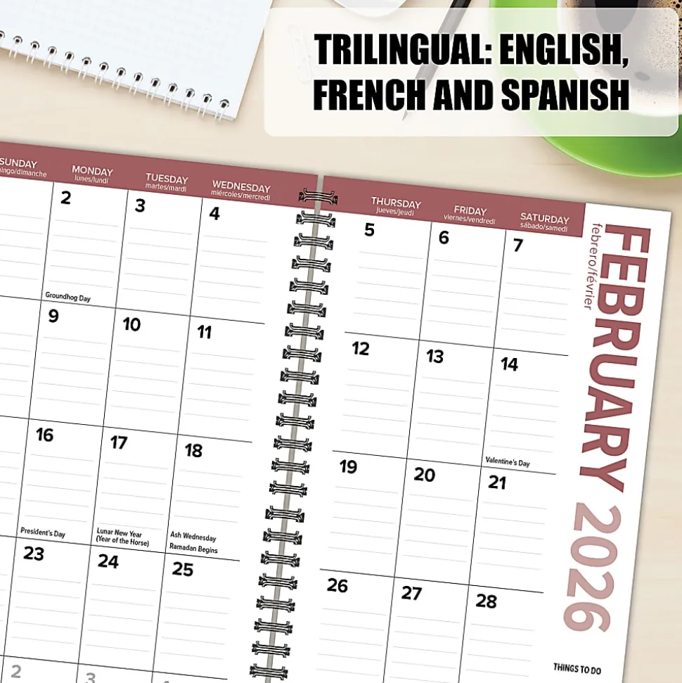 2026 Willow Creek Press Weekly/Monthly Spiral Pocket Planner, 3-1/2" x 6-1/2", Celestial, January To December, 57322
