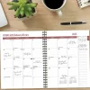 2026 Willow Creek Press Weekly/Monthly Softcover Planner, 8-1/2" x 11", Black, January To December, 57599