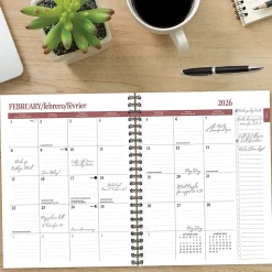 2026 Willow Creek Press Weekly/Monthly Softcover Planner, 8-1/2