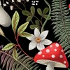 2026-2027 Willow Creek Press 2-Year Monthly Checkbook/Calendar, 3-1/2" x 6-1/2", Forest Mushroom, January 2026 To December 2027, 56561