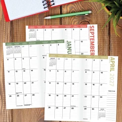 2026-2027 Willow Creek Press 2-Year Monthly Checkbook/Calendar, 3-1/2