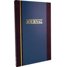 Wilson Jones Account Book, Record, 11 3/4" x 7 1/4", 300 Pages