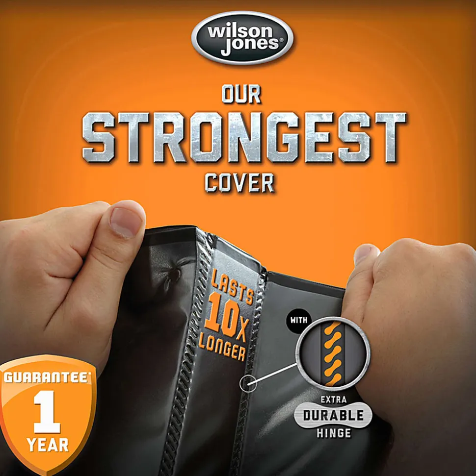Wilson Jones® Heavy-Duty 3-Ring Binder, 2" D-Rings, Black