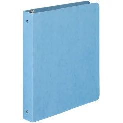 Wilson JonesĀ® PresstexĀ® 3-Ring Binder, 1" Round Rings, Light Blue