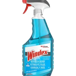 Windex Glass & More Streak-Free Cleaner, 32 Oz, Case Of 8 Bottles