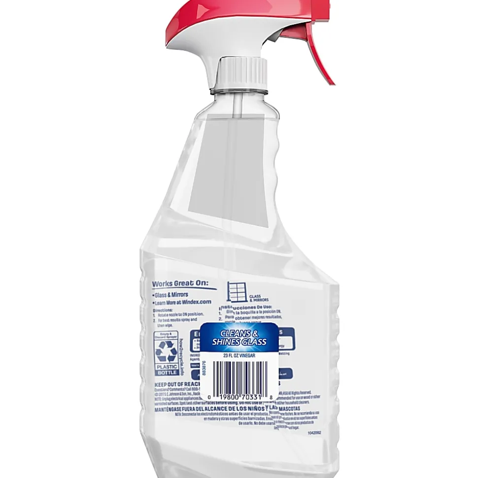 Windex® Multi-Surface Vinegar Cleaning Spray, Fresh Clean Scent, 23 Oz Bottle