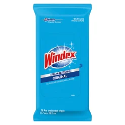 Windex® Original Glass & Surface Wipes, Pack Of 28