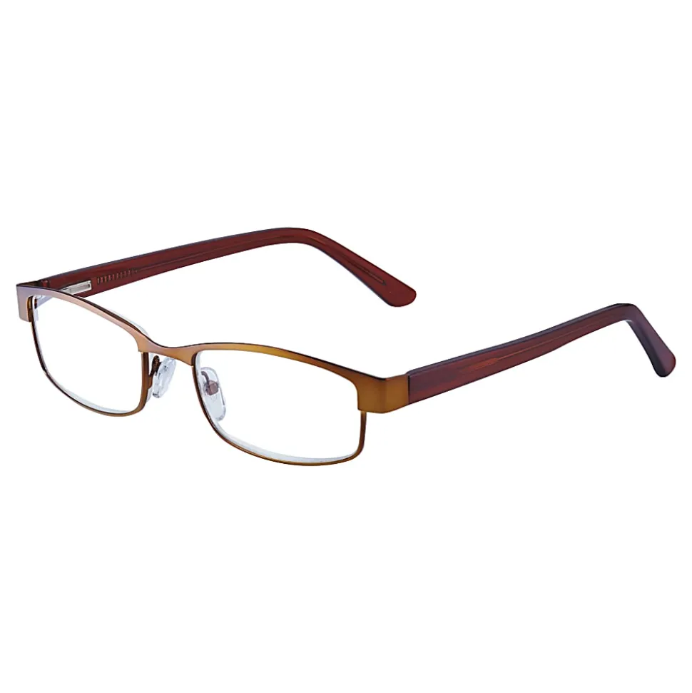Wink® Coachella Half-Rim Reading Glasses, +2.50, Bronze