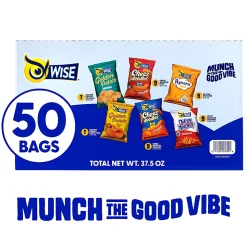 Wise Foods Grab & Snack Variety Pack, Pack Of 50 Bags