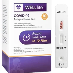 Wondfo WELL life™ COVID-19 Antigen Home Tests, Pack Of 10 Tests
