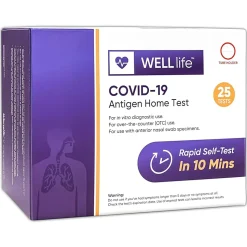 Wondfo WELL life™ COVID-19 Antigen Home Tests, Pack Of 25 Tests